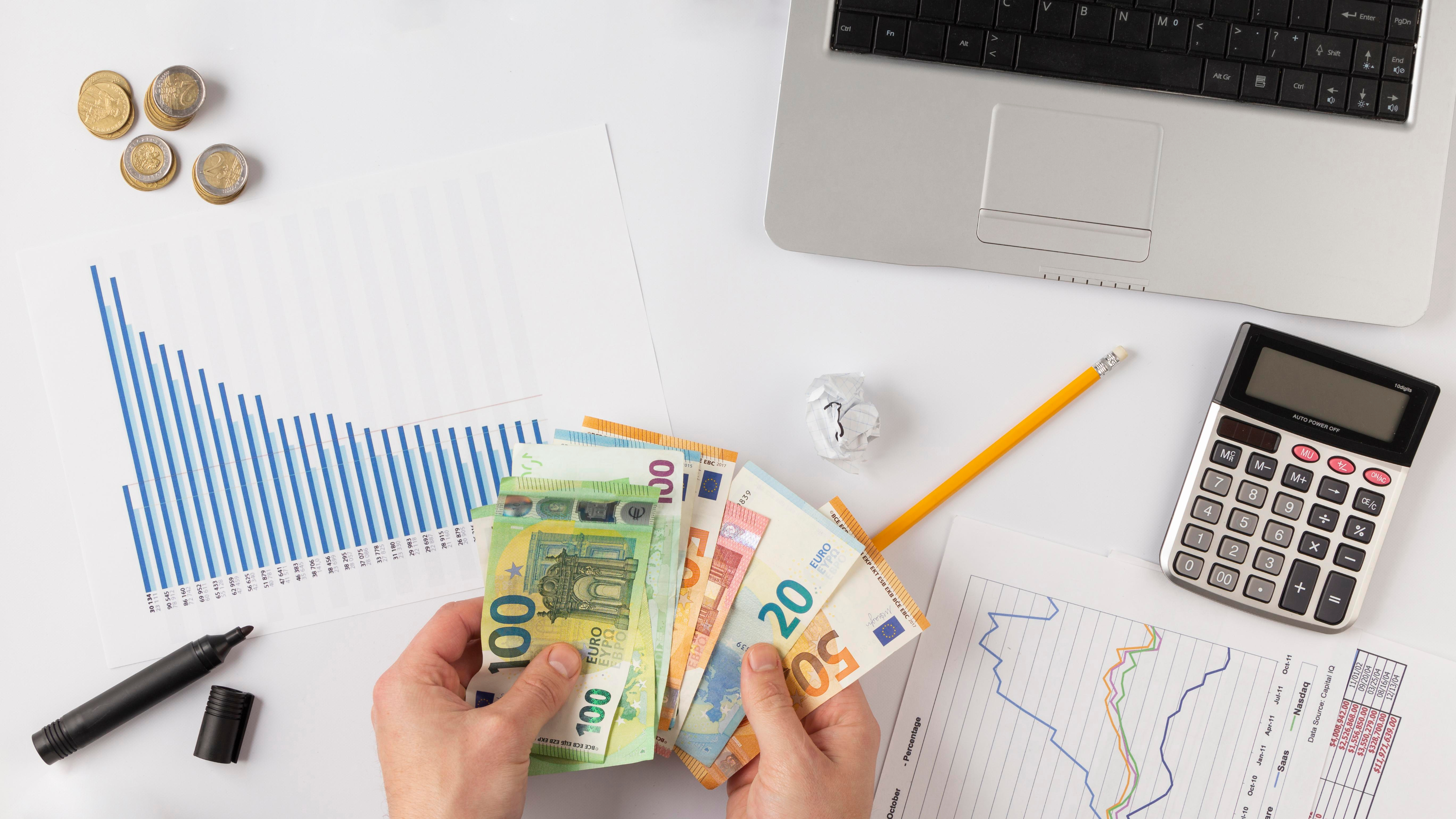Loonstrook en calculator